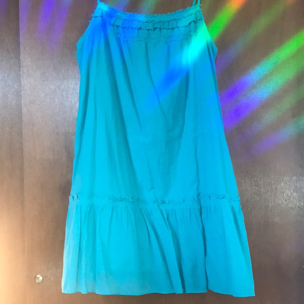 Ann Taylor teal tunic top. Great condition!